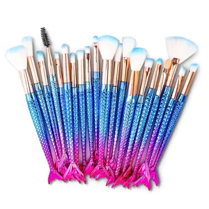 Stocking Stuffers for Girls, 20PCS Frozen Princess Makeup Brushes Sets, Teen Girl Gifts Trendy Stuff Christmas Gift Ideas Stocking Stuffers for Girls Kids Make Up Tool Set