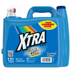 Crystal Clean Plus Oxiclean Dual HE Liquid Laundry Detergent, 203.1 fl.oz., 131-Loads