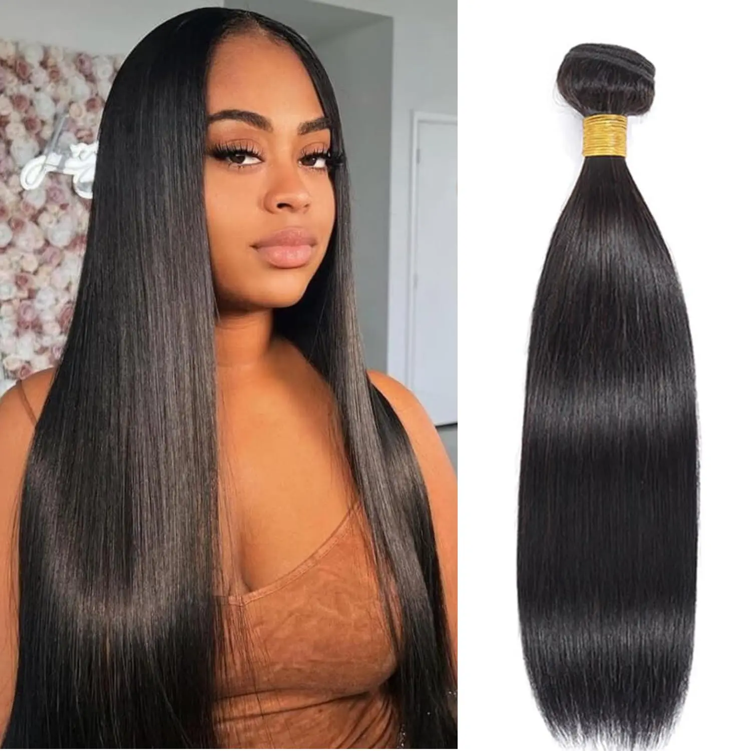 12A Straight Human Hair Single Bundle 12-30 Inch 100% Unprocessed Brazilian Virgin Hair Body Wave Bundles Human Hair  Extensions