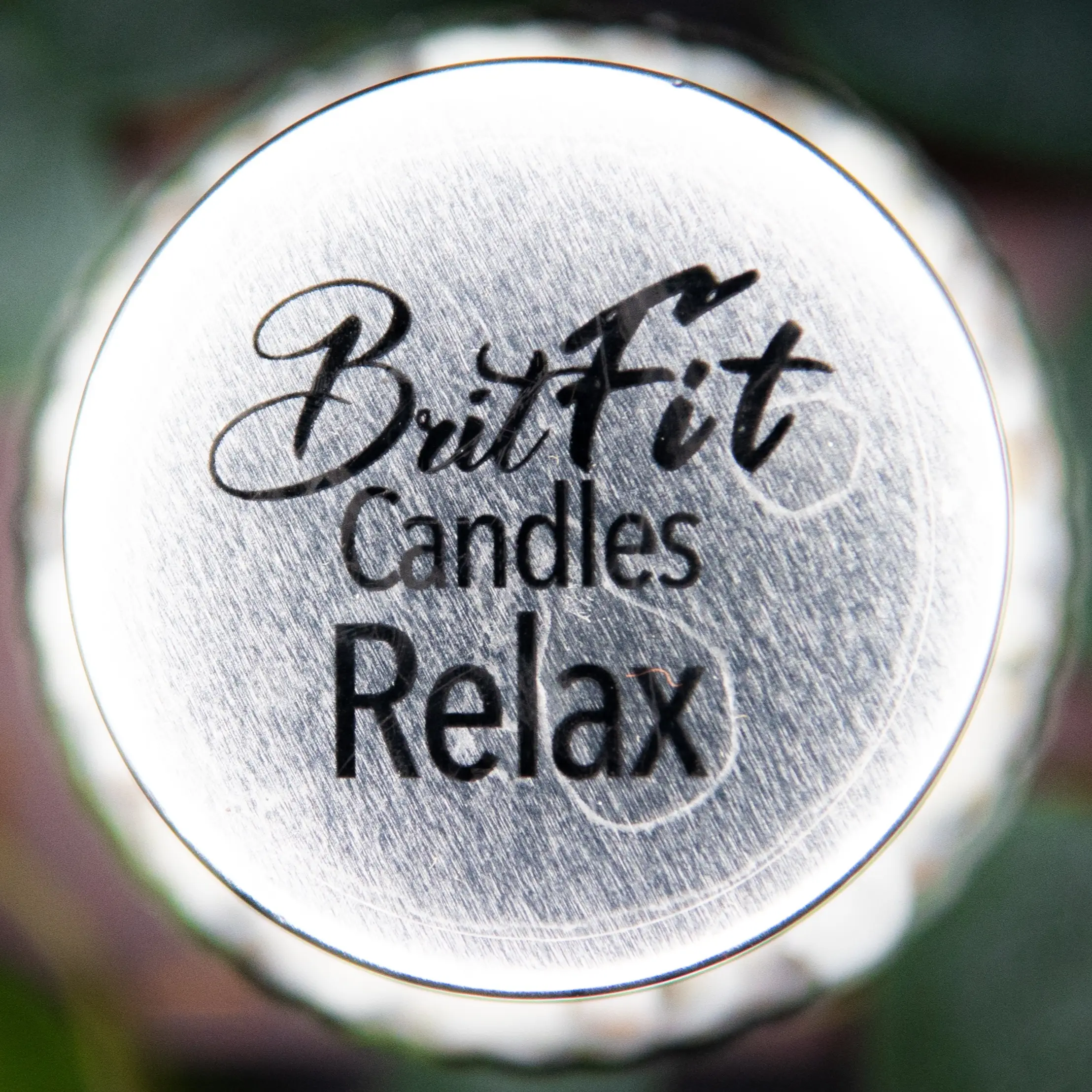 BritFit Relax Candle - Wellness Aromatherapy Product