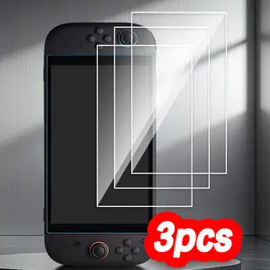 3 Pack Protective Screen Protector Film for Switch Oled/lite/switch/switch 2, Waterproof Anti-Fingerprint Scratch Resistant Protection Gift for Family Friends