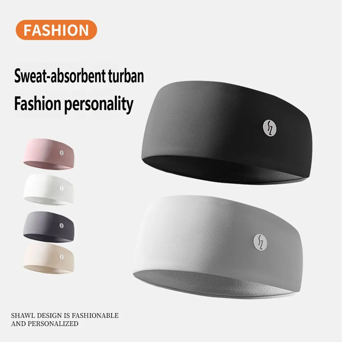 Women's Elastic Sports Headband Sweat Absorbent Running Gym Yoga Hair Tie Fashion Wide Band, Comfortable Workout Accessory, Sweat Wicking Headband, Sweat Absorbing Headband, Workout Headbands