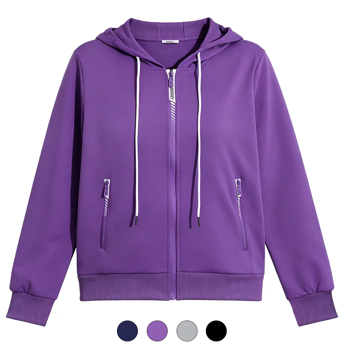 Hooded Sweatshirt for Women, Minimalist Loose Fit Long Sleeve Pullover with Kangaroo Pocket, Soft Lightweight Solid Street Style Top, Basic, S, Party, Pullover Hoodie, Chic, Cute, Preppy, Lady, Casual Ootd, Full Sleeves