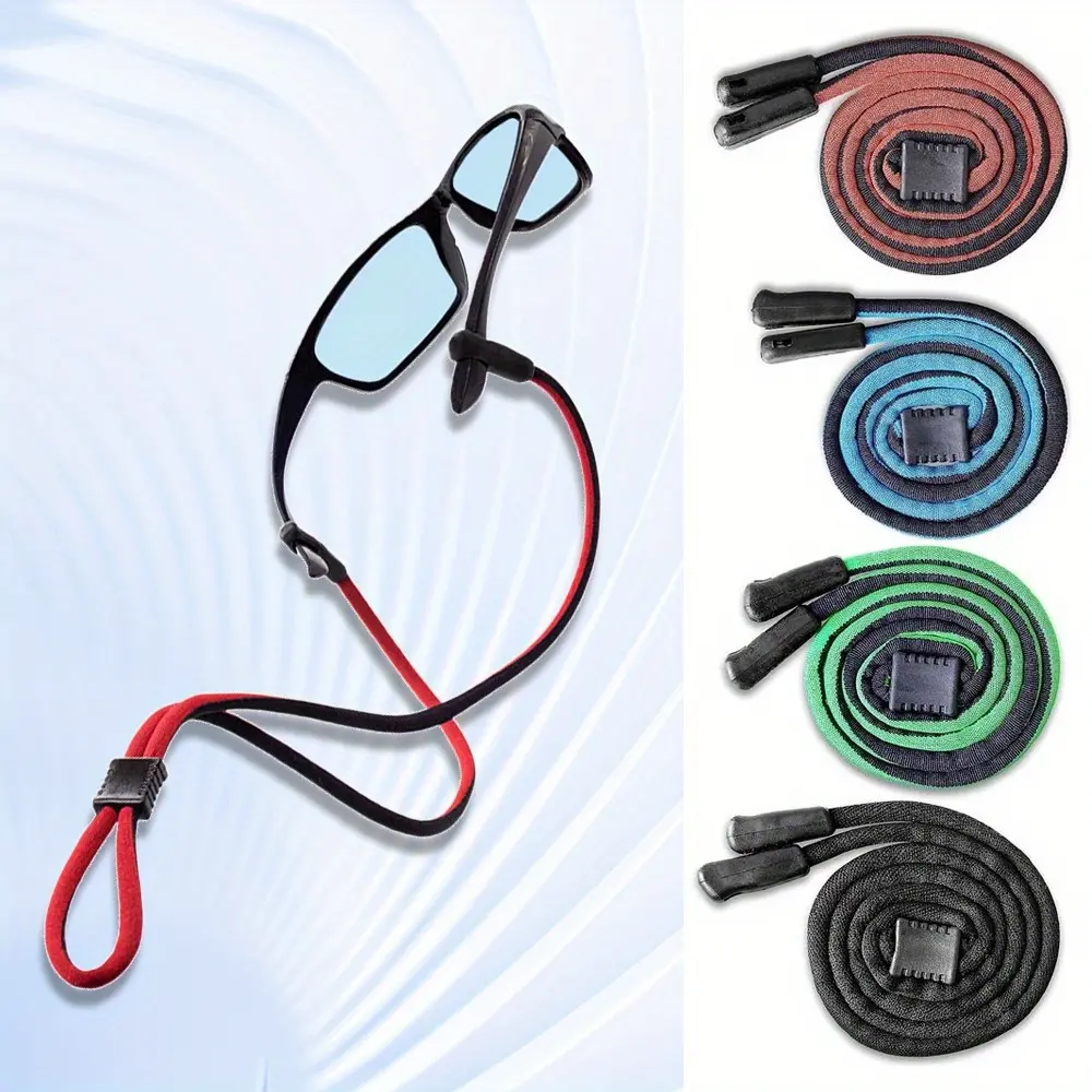 4pcs Adjustable Eyeglasses String Holder Strap - Eyeglass Chains for Women Man - 4 Cords 4pcs Adjustable Eyeglasses String Holder Strap - Eyeglass Chains for Women Man - 4 Cords