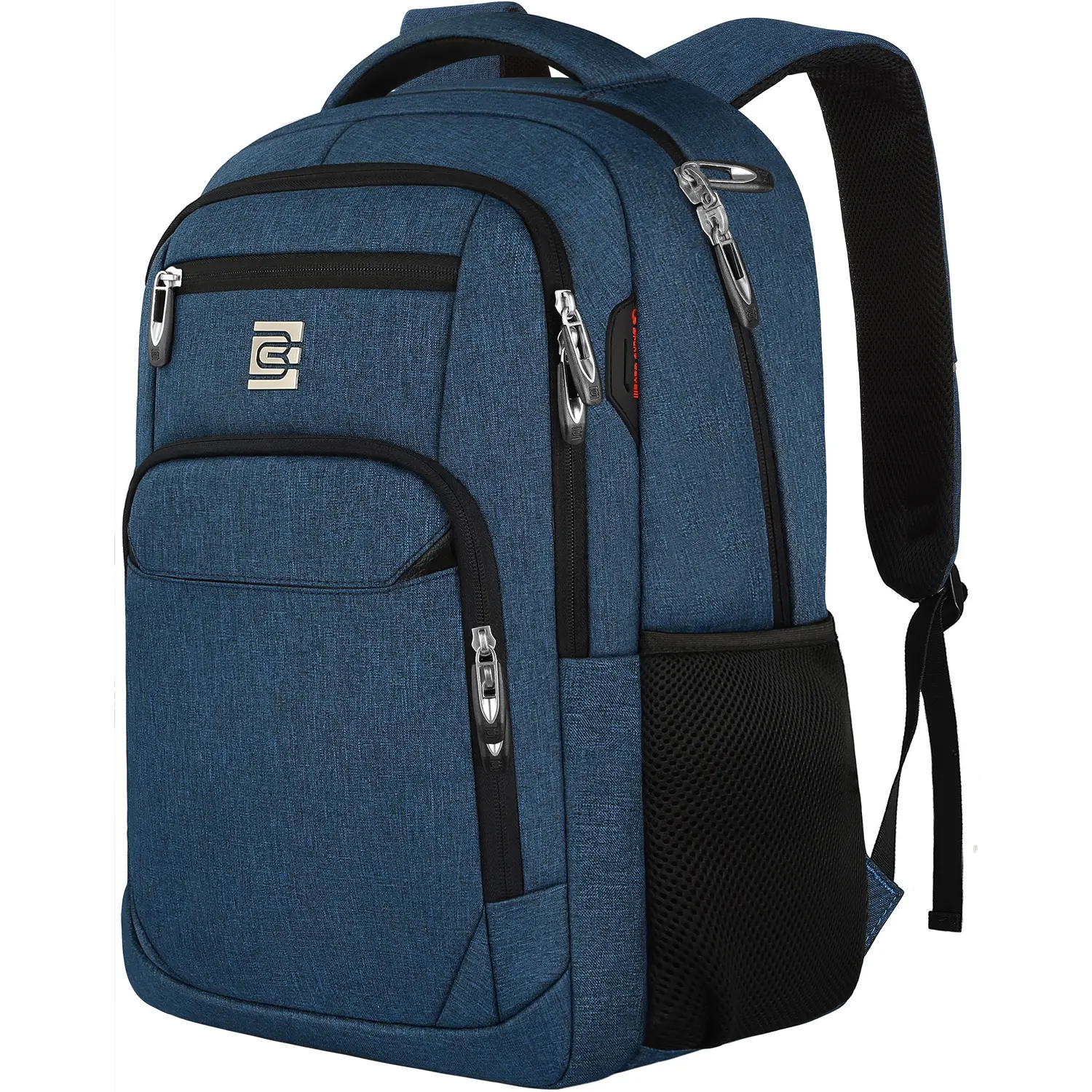 Bruno Cavalli Travel Laptop Backpack - Anti-Theft, Slim, Durable, Waterproof Computer Bag with Fixed Shoulder Strap, Fits 15.6 Inch Laptop for Men & Women (College, Business Travel Use),summerwins Traveling Bag