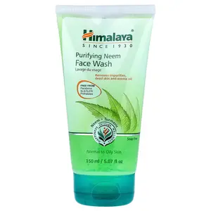 Himalaya Purifying Neem Face Wash, Normal to Oily Skin, 5.07 fl oz (150 ml)