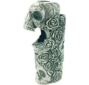 Metal Lighter Case Cover Lighter Pouch Fits Bic Lighter Standard Size J6