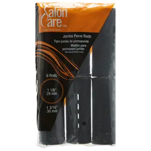 Black Jumbo Perm Rods