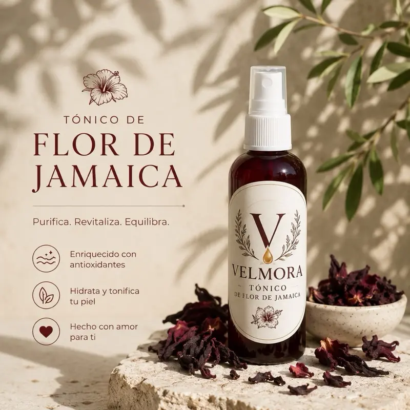 Velmora Hibiscus Hair Growth Tonic – 4oz