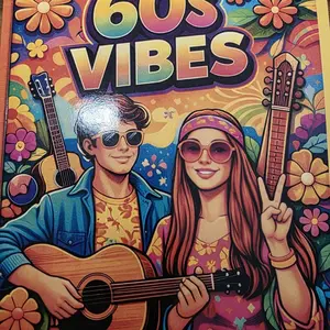 60s Vibes Retro Composition Notebook