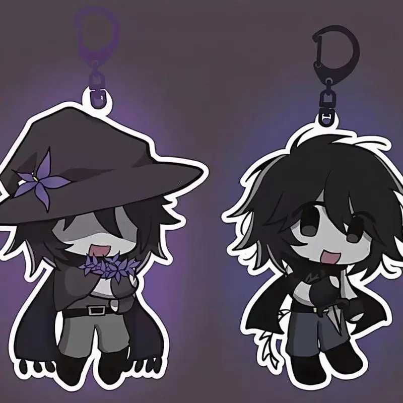 FORSAKEN Keychains Two Time & Azure, Forsaken Acrylic Keychain, TwoTime Keyring, Azure Keyring, Cute, Durable, And Perfect For Bags, Keys, Or Gifts. Great For Daily Use Or As Thoughtful Little Gifts For Your Friends And Yourself.