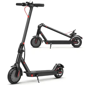 Electric Scooter, 19 MPH Max Speed, 21 Miles Range, 350W Powerful Motor, 15° Climb Up, 48V13AH Long-lasting Battery, Rear Drum Brake, 8.5'' Tires, App Control, Adjustable Speed, Foldable, Night Lighting, Perfect Gift