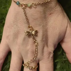 Dragonfly ring and bracelet combo