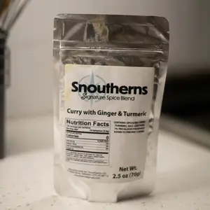 Snoutherns Signature Spice Blend Curry with Ginger & Turmeric 2.5 oz Net Weight 70g
