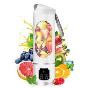 Portable Digital Multimode Smoothie Blender - Home Multifunction Juicer with Smart LED Display, Diet-Friendly, Leak-Proof Design, Ideal for Smoothies, Healthy Lifestyle Gifts (Home Supplies, Party Favors)