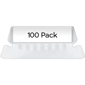 Hanging File Folder Tabs-100 Sets of File Folder Labels - 2" File Tabs for Hanging Folders With 100 Inserts