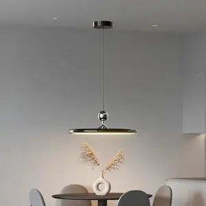 Garwarm Kitchen Pendant Lighting Over Island, 1-Light Hanging Light Chandelier Ceiling, Farmhouse Dimmable LED Pendant Lights for Dining Room Hallway