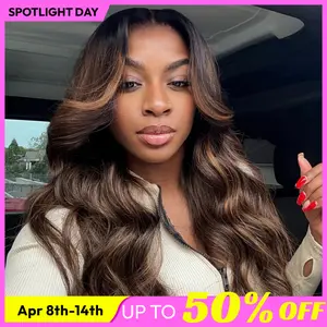 【Bye Bye Slip】UNice Glueless Balayage Highlight Body Wave Wig with Drawstring Pre-cut 7x5 HD Lace Closure Human Hair Wigs with Bleached Knots Friendly for Beginners #SpotlightDay#Summervibes