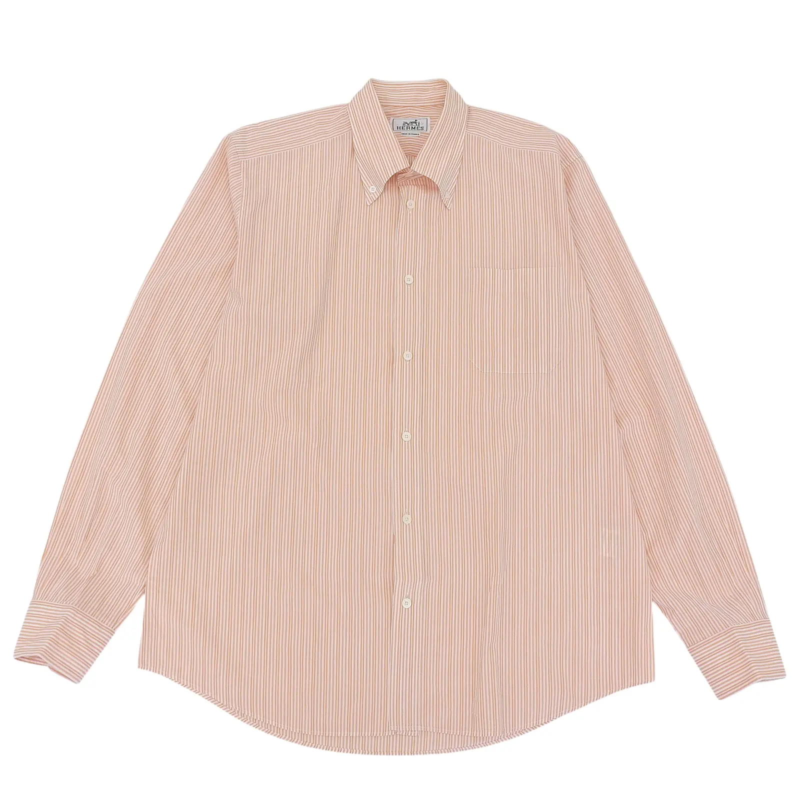 Pre-owned HERMÈS Cotton Small Leather Goods Hermes Long Sleeve Shirt 41