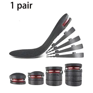 Height-Boosting Insoles for Both Men And Women, Designed to Be Discreet And Breathable, Providing Comfort And Support in Sneakers with a Heel Lift Made from EVA Material. Height Increasing Insoles