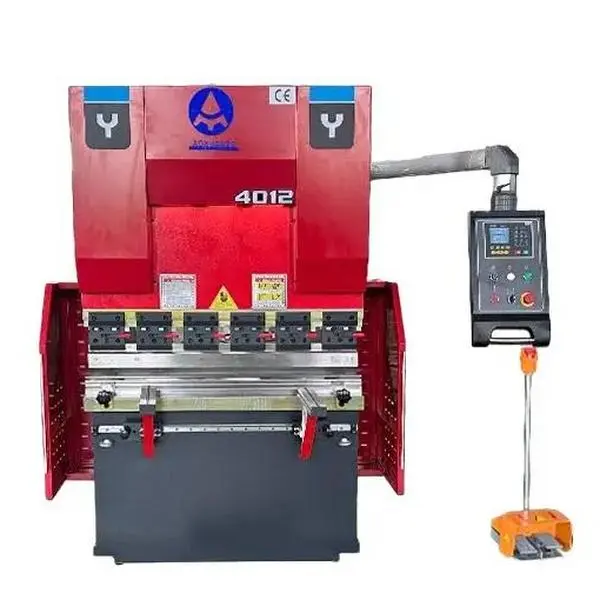 Small Automatic CNC Hydraulic Bending Machine with E21 System - Hydraulic Upper Transmission, High Precision, Mechanical Stopper, Digital Control, Digital Display for Bending Metal (Aluminium, Carbon Steel), Includes Motor, Pump, Bearings, Gears, E21 Cnc,
