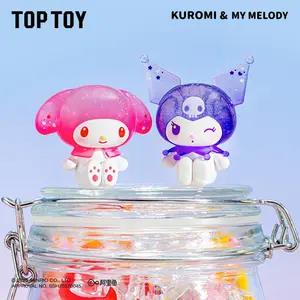 TOPTOY My Melody & Kuromi Ramune Mini Figures Random Surprise Bag - Adorable Desk Decor Collectibles, Ideal Gift for Moms, Random Surprise Set