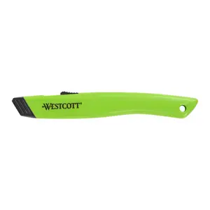 Westcott Full Size Auto Retractable Ceramic Utility Box Cutter (16475)