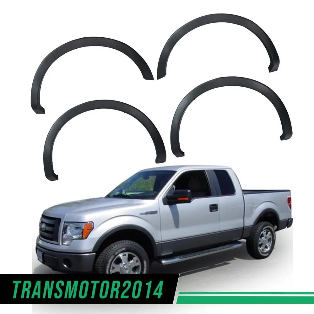 Motor Interior-4pcs Factory Style Fender Flares Wheel Protector Fit For 2009-2014 Ford F-150