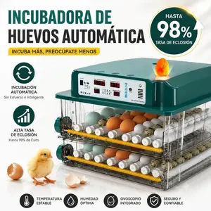 【DealsForYouDays】Nueva Versión de Incubadora Automática de Huevos [Actualizada 2026] | Control Inteligente de Temp. y Volteo Automático para el Máximo Éxito de Eclosión