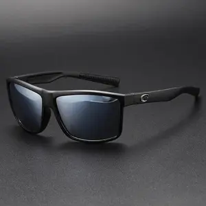 Costaego Outdoor Polarized Sunglasses for Men, Flexible TR90 Frame Eyewear for Fishing and Driving