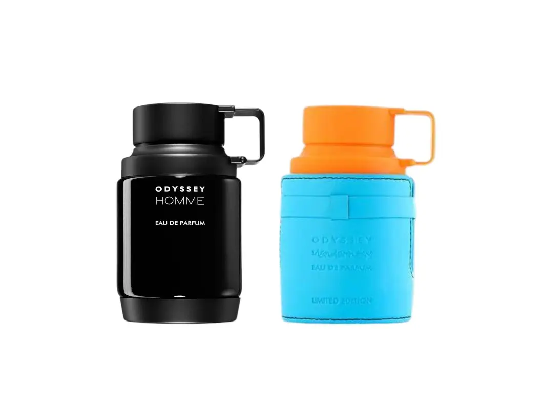 Armaf Men's Fragrances Multi-Pack - Odyssey Homme + Mandarin Bundle, 3.4 oz Per Bottle, Alcohol Base, Amber-Citrus Scent