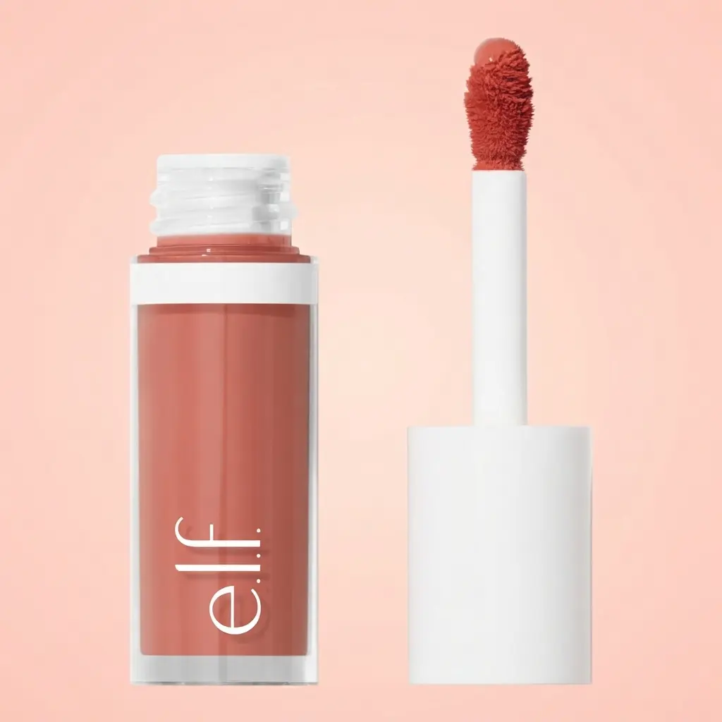 e.l.f. Camo Liquid Blush Dusty Rose High Pigment Long Lasting Soft Dewy Finish Lightweight Vegan Face Makeup Rouge