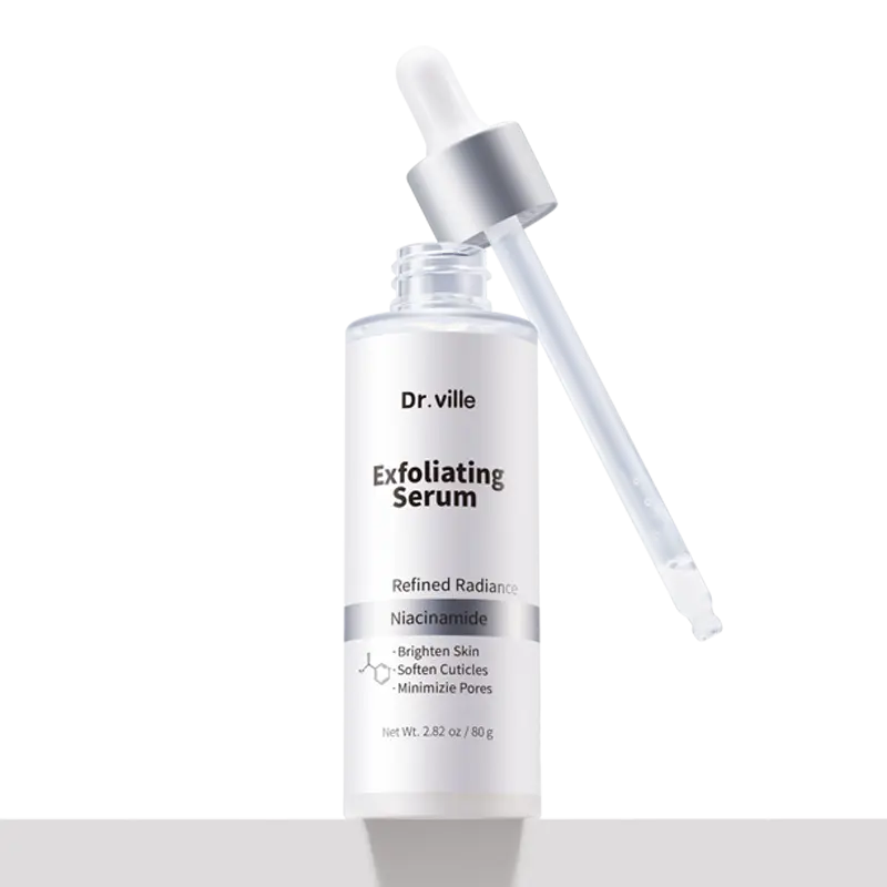 Dr.ville Exfoliating Serum - Daily Face & Body Treatment for All Skin Types to Improve Texture and Reveal Radiant, Smoother Skin