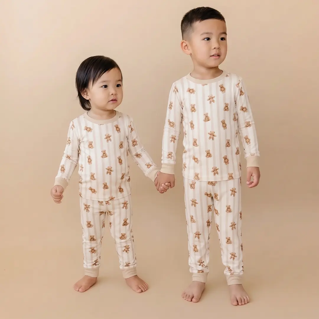 Bamboo Two-Piece Pajama Honey Bear