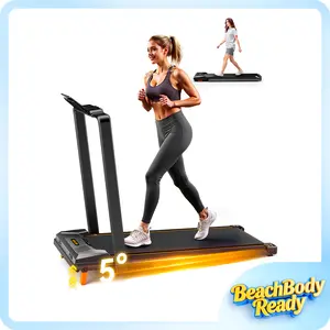 BestGod Incline Treadmills Home with Foldable Handle Bar, Under Desk Treadmill, Shock-Absorbing Quiet Walking Pad, Exercise Equipment with Remote Control, 330 lbs Capacity, with LED Display, T1 Pro Smart, Gift Choice