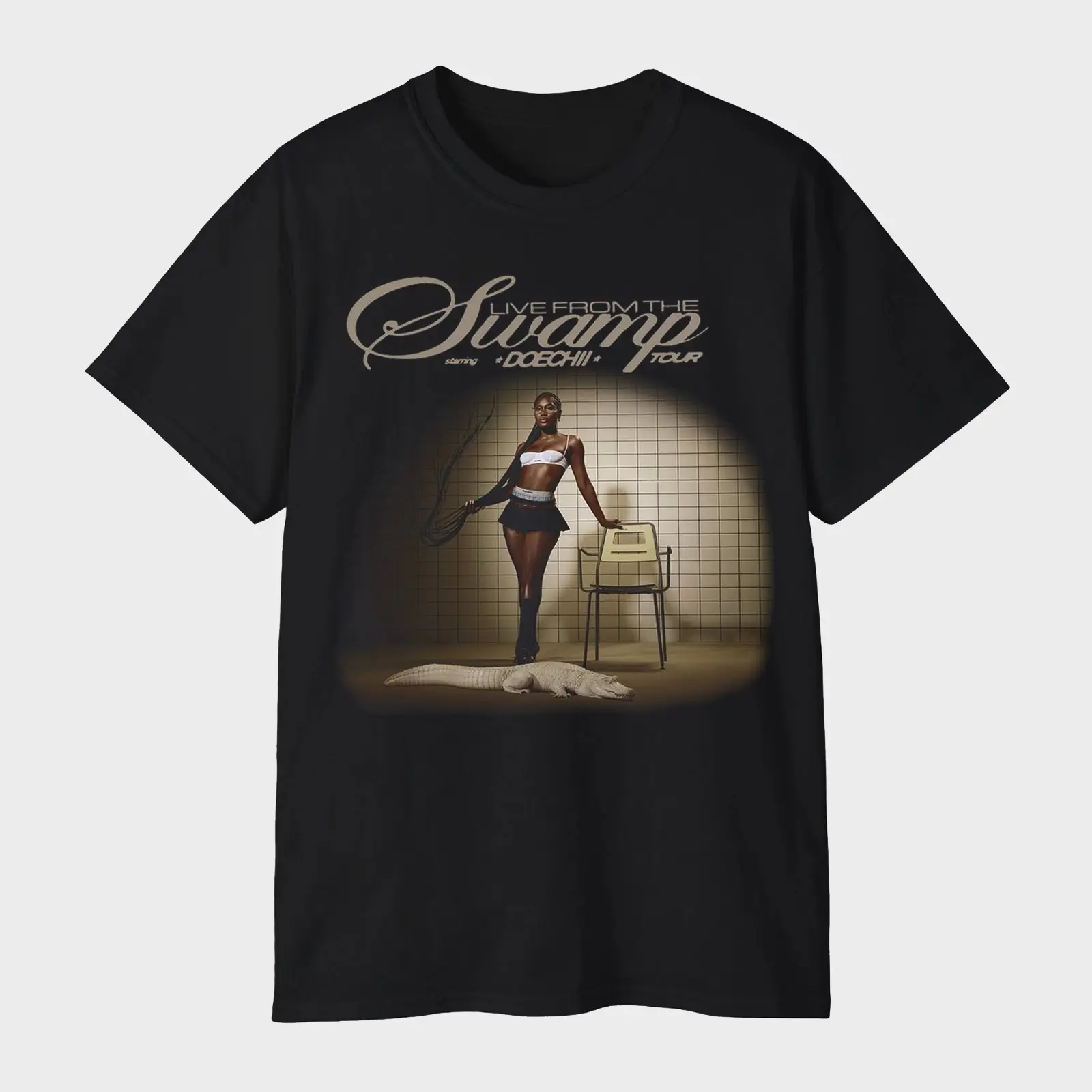 Doechii Live From The Swamp Tour T-Shirt – Retro Hip Hop Graphic Tee