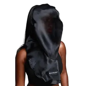 Maskee Original Patented Makeup Protection Hood | Reusable Beauty Hood Prevents Makeup Transfer on Clothes While Changing