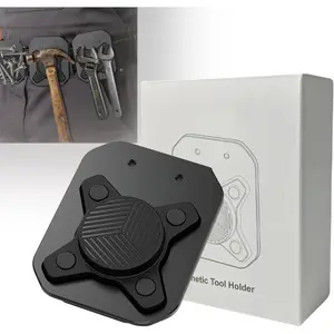 Strong Magnetic Tool Holder: Magnetic Belt Clip for Power Tools & Hand Tools, Anti-Fall Secure Grip for Home Improvement, Workshop, Electrician