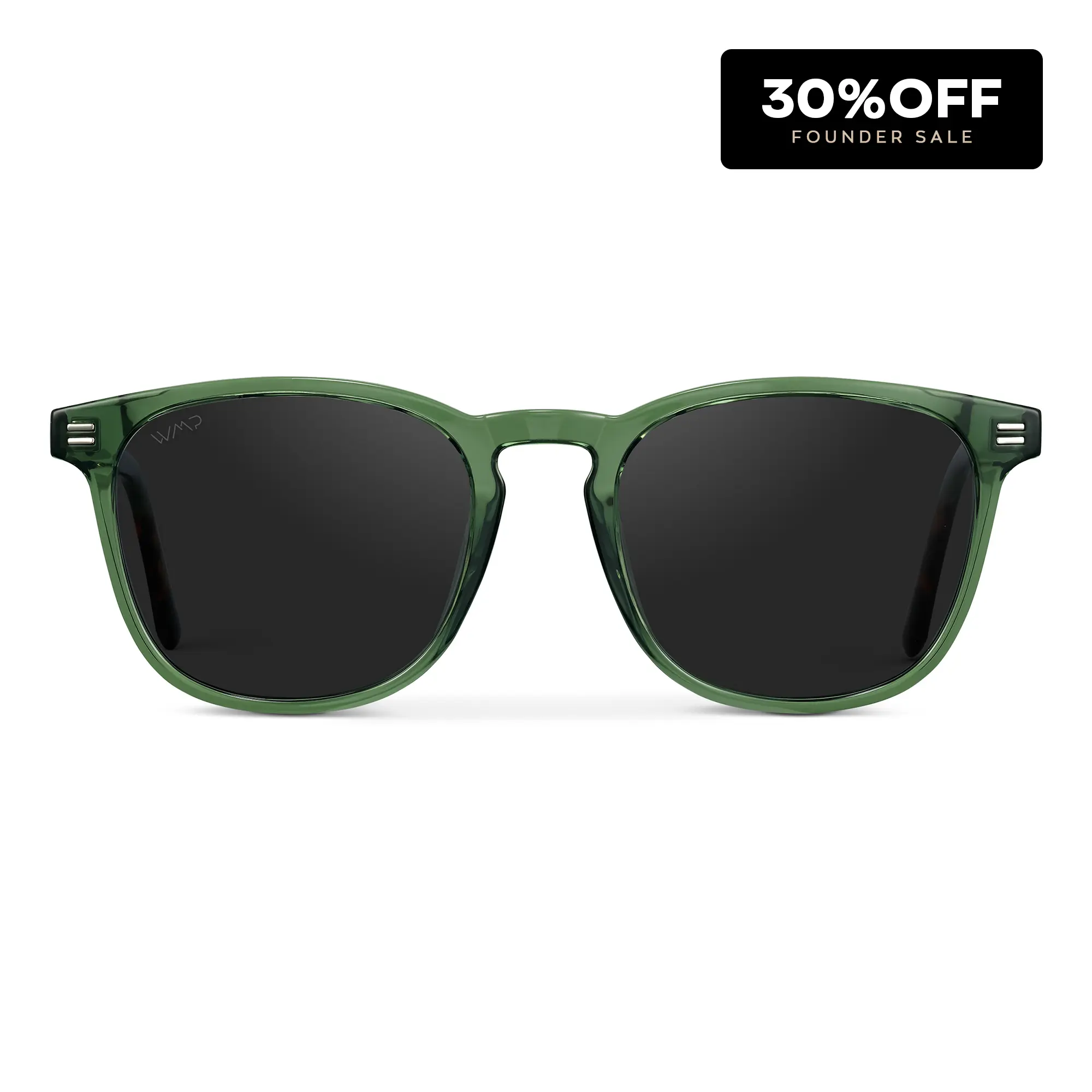 Nick - Men's Polarized Retro Rounded Square Sunglasses
