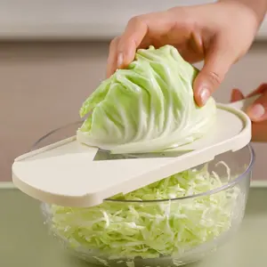 Upgraded Multifunctional Cabbage Grater-Slicer, Heavy-Duty Kitchen Utensil for Cabbage, Lettuce - Ideal for Salad Prep, Veggie Shredding, Utensils