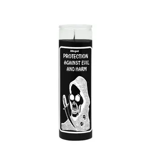 Protection Against Evil 7 Day Candle Black (Veladora Proteccion Contra Maldad, Envidias Y Peligro Negro)