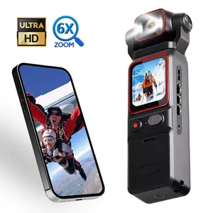 Action Camera with Stabilization,180° Wide FOV Video Recroding, HD Pocket Action Camera, WiFi Recorder Camera with 32GB Memory Card(optional), Portable Sports Camera for Outdoor Sports Skiing Cycling Hiking