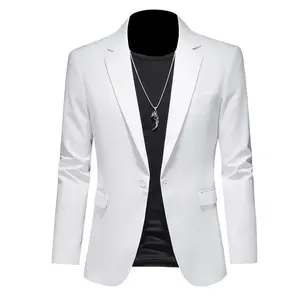 New Men's Casual Suit Plus Size Slim Fit Blazer Men's Wedding Suit Professional Suit Single Blazer Classic
