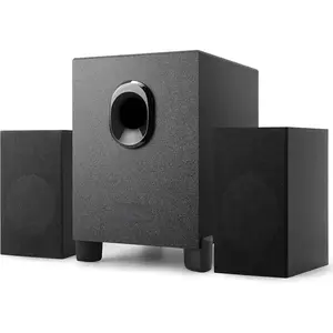 OROW S211  USB- 2.1 Multimedia Speakers System with Subwoofer,16W Computer Speakers, Bass,3.5mm Audio Inputs, for PC/PS4/TV (Wooden)