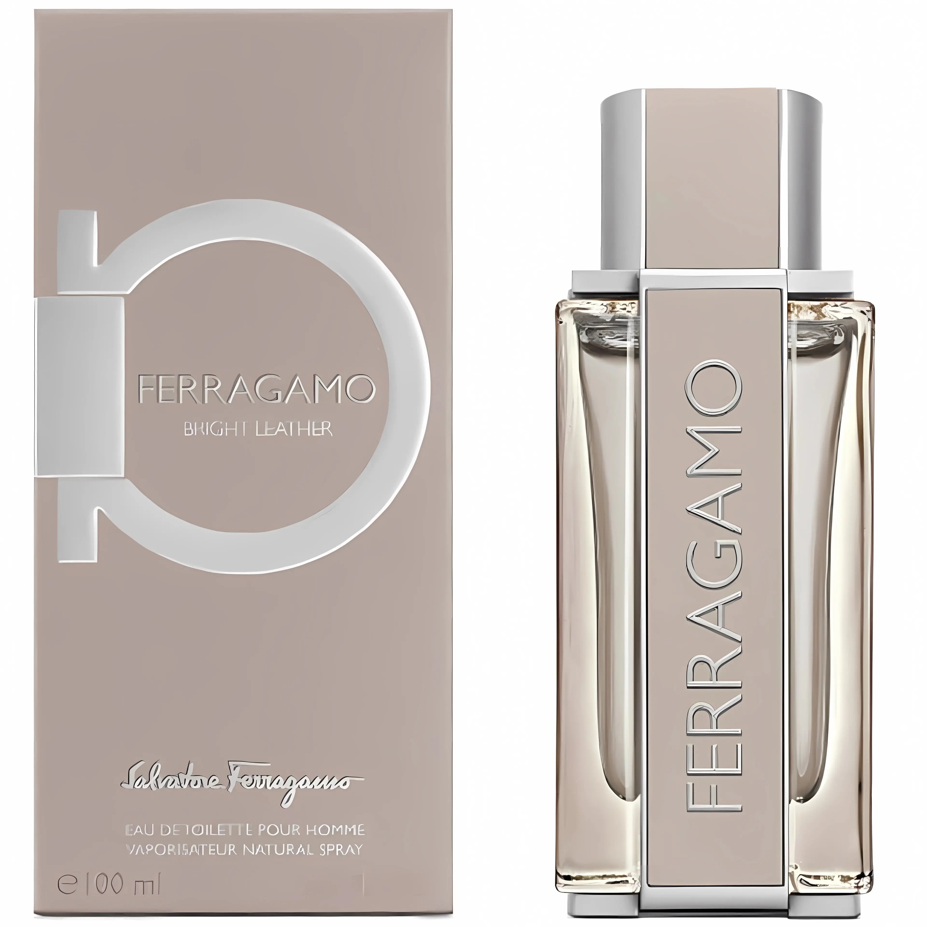 Ferragamo Men's 3.4 Ounce Bright Leather Eau de Toilette Ferragamo Men's 3.4 Ounce Bright Leather Eau de Toilette