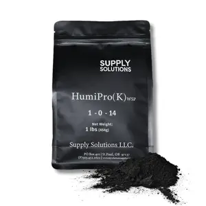 Supply Solutions HumiPro(K) WSP Humic Acid Powder Fertilizer & Soil Conditioner 1 lb Water Soluble All Purpose Soil Acidifier for Lawns Trees Flowers Vegetables and More