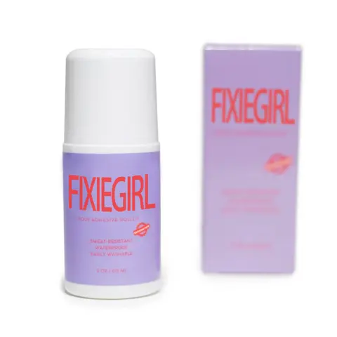 FIXIEGIRL 60ml Sticky Body Adhesive Roller - Women's Underwear & Bra Accessory for Garments, Everyday Use, Instant Grip, Quick Fixes, Sweat-Resistant, Skin-Friendly, Waterproof, Hassle-Free Solution, Temporary Secure Hold
