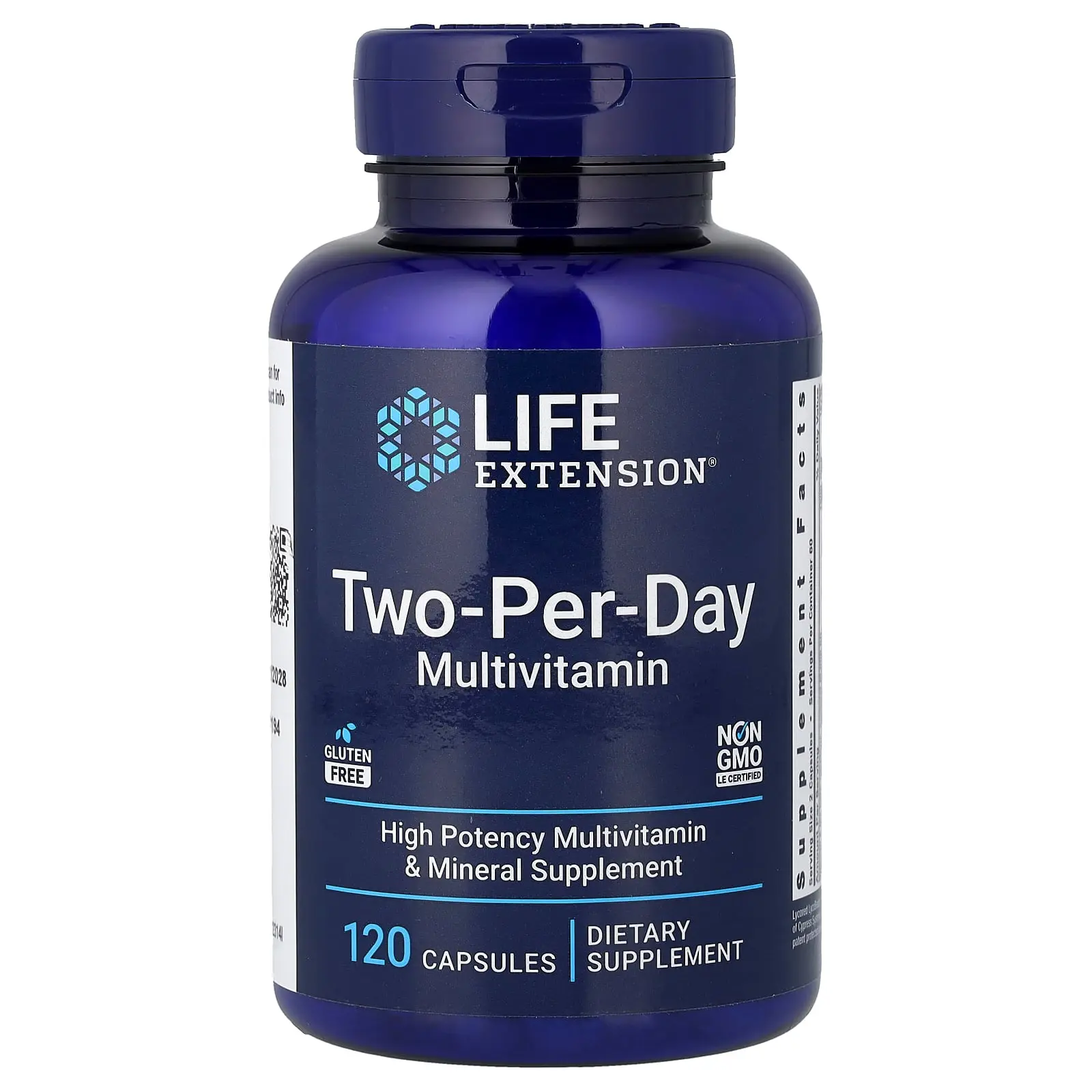 Life Extension Two-Per-Day Multivitamin, 120 Capsules