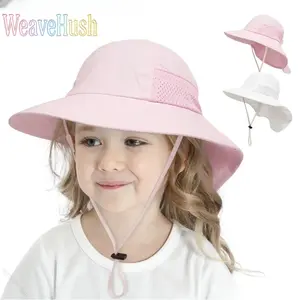 2026 New Summer Kids Mesh Sun Hat, Lightweight & Breathable UV Protection Fisherman Hat for Boys & Girls, Comfortable Outdoor Sun Hat Perfect for Beach, Camping, Travel, Vacation & Daily Outdoor Activities