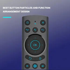 Air Mouse Backlit Light 2.4G Wireless Gyroscope Smart Remote Control with Voice IR Learning for Android TV Box 3 in 1 Design 18 Keys Easy Control